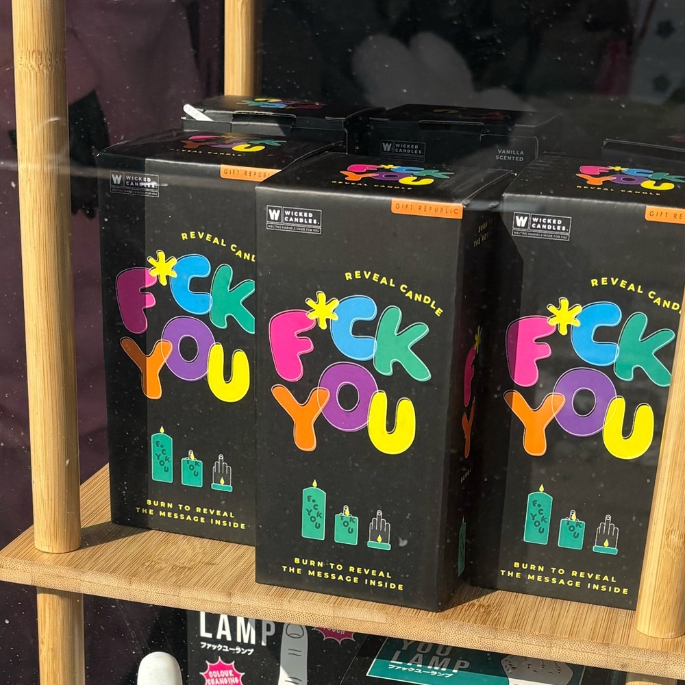 Middle Finger Candle
